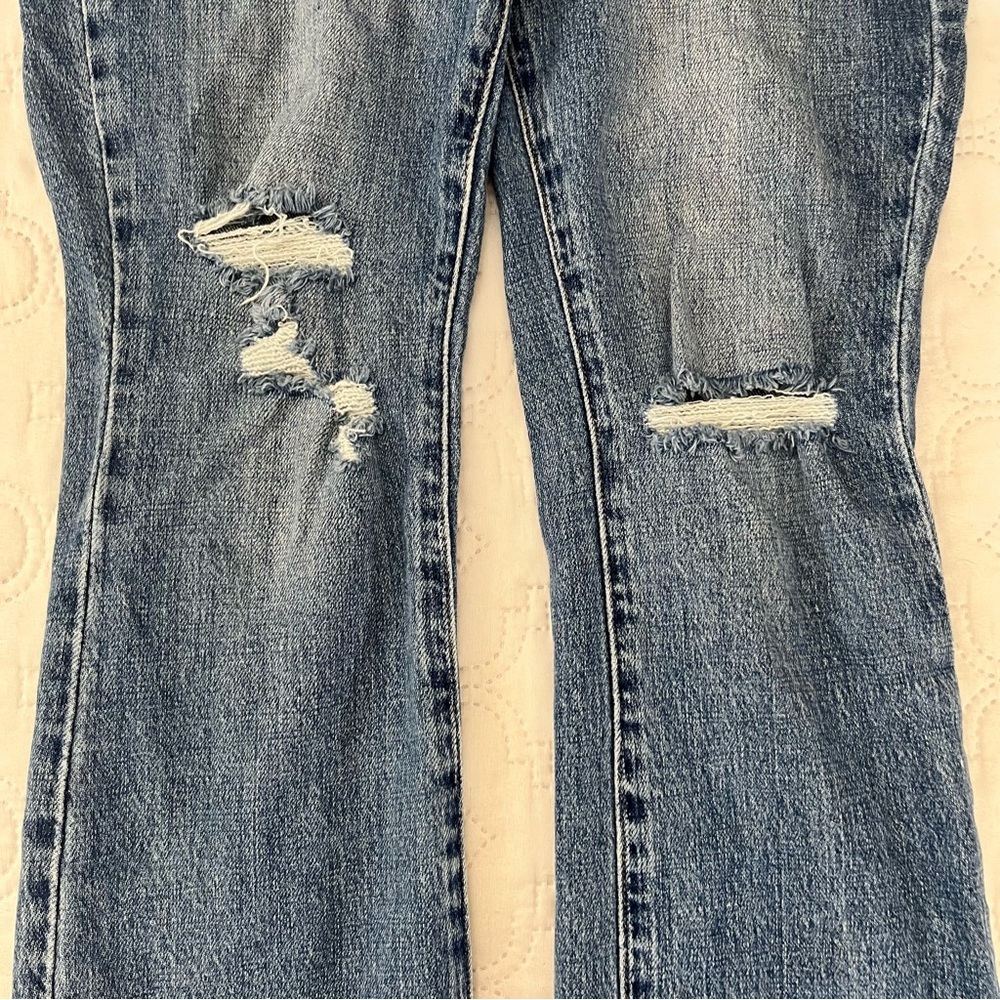 Pistola Lennon High Rise Crop Boot Jeans 26 Distressed in Meyer Wash - Picture 14 of 16